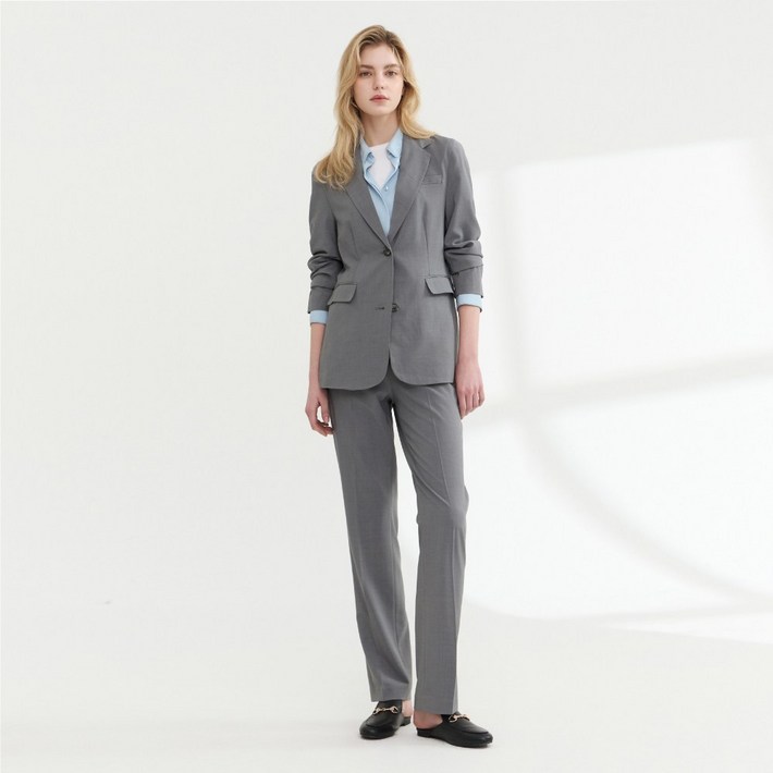 지베르니 여성 면접 경조사룩 하객룩 가을 캐주얼 정장세트 수트 셋업 2종 G242