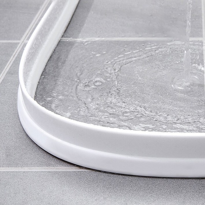 다니엘앤로사 샤워부스 욕실 화장실 세면대 물막이 싱크대 세탁실 실리콘 물막이 워터가드 고급형 5cm, 1개