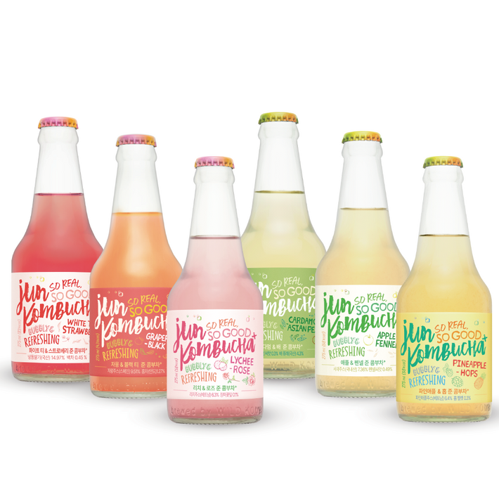26도라인 준 콤부차 275ml X 6병 세트모든 맛