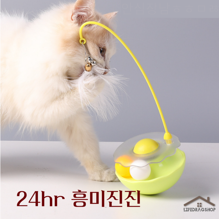라이프드레그샵 오뚜기 형광 고양이스틱, 1개, 형광색, 오뚜기캣스틱 라이프드레그샵 오뚜기 형광 고양이스틱, 1개, 형광색, 오뚜기캣스틱