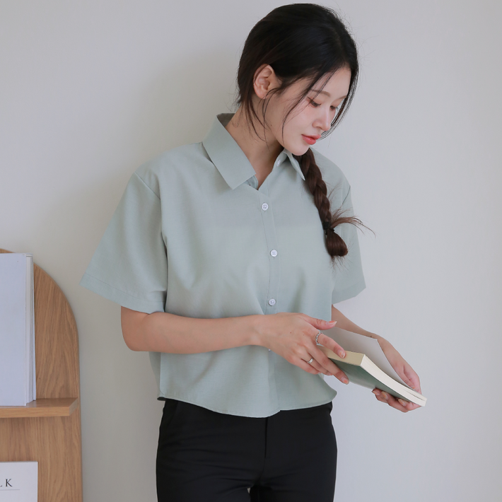 여름 기본셔츠 6종 데일리 반팔셔츠 출근룩 기본핏