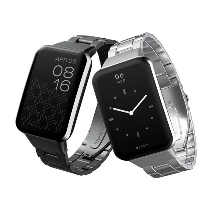 11 샤오미 미밴드7 프로 프리미엄 스테인리스 메탈 스트랩 시계줄, 2개