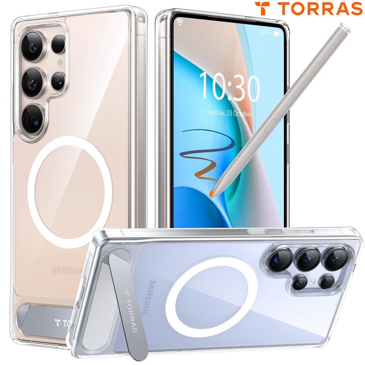 토라스 18N 초강력 마그네틱 맥세이프 간편 스탠드 휴대폰 케이스 Ostand L1 마그네틱