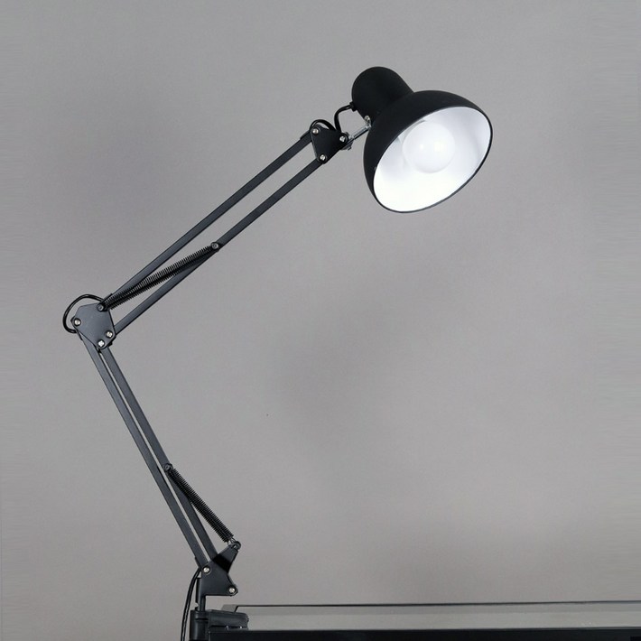 집게형 클램프 스탠드 북라이트 제도등 조명 관절이 자유로운 책상스탠드조명