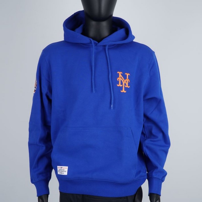 국내정식매장 뉴에라 후드티 MLB 뉴욕 메츠 슬리브 패치 후드 서프 더 웹 티셔츠