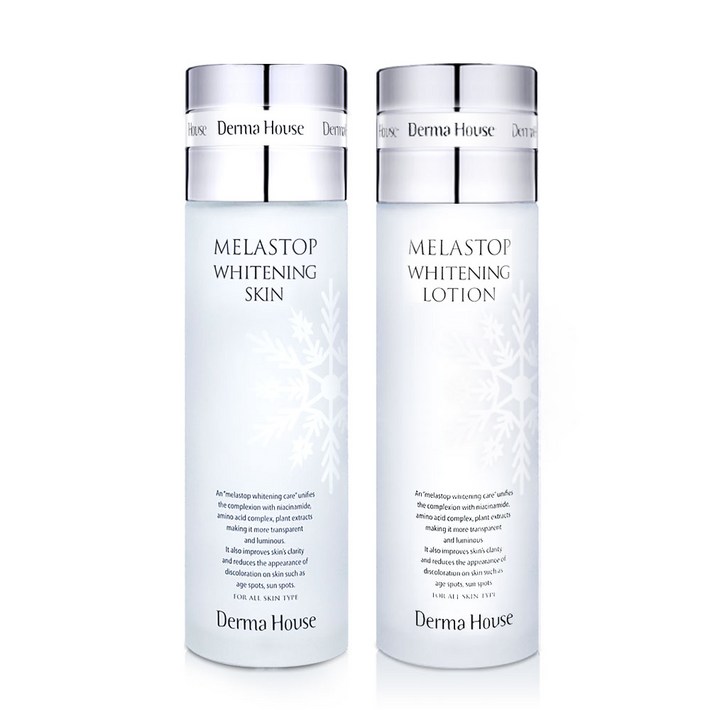더마하우스 화이트닝 2종미백로션미백로션미백기능성 잡티관리 칙칙한피부, 1세트