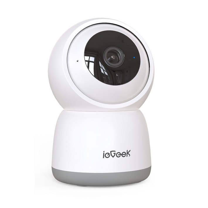 ieGeek 해킹 걱정 없는 국산 서버 홈캠 인공지능 홈카메라 500만화소 가정용 홈 CCTV, 아기 강아지 고양이 베이비 홈캠,