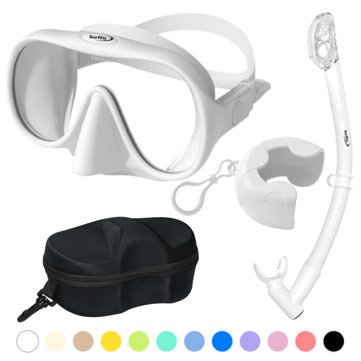 써핏 물유입차단 접이식 스노쿨링 세트