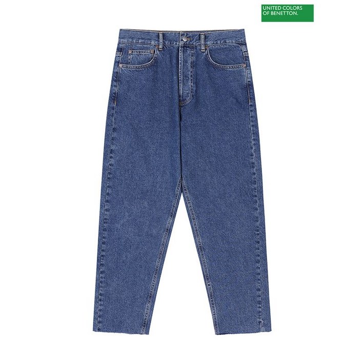 베네통  Cutting baggy denim pants 3S 4YO7UF01U