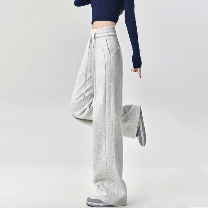 돌아라 여성 와이드 트레이닝바지 데일리 와이드팬츠