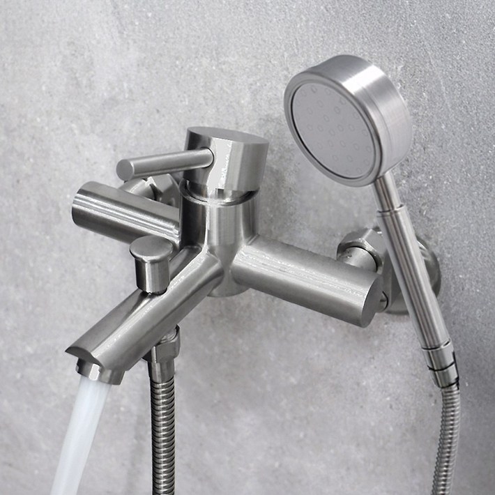 로딘 샤워기수전 무광 욕실 스텐304 샤워수전 욕조 샤워기 수도꼭지 IN131