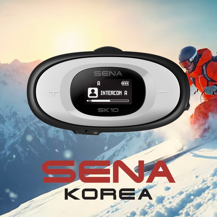 바이크마트 세나 SK10 스노우 스포츠용 4자 인터콤 블루투스, SK10 바이크마트 세나 SK10 스노우 스포츠용 4자 인터콤 블루투스, SK10