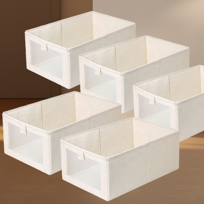 디모어 패브릭 폴딩 수납 다용도 통풍 옷 정리함