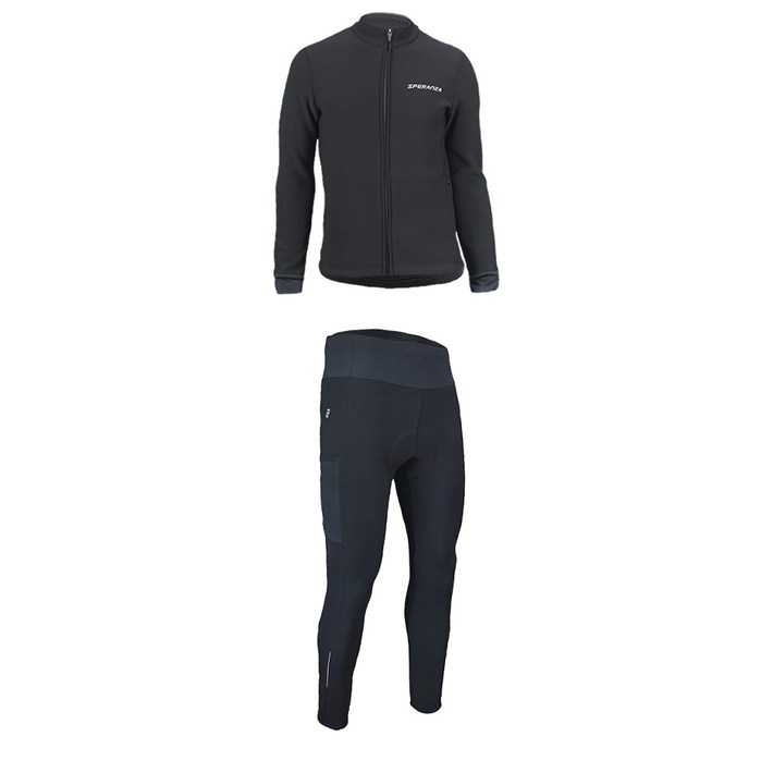 스페란자 윈터방한저지 루이프로핏 세트 제이드블랙