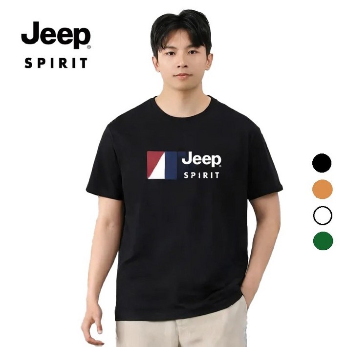JEEP spirit 지프스피릿 반팔티셔츠 남성 여성 남자 여자 반팔티 면 T20219