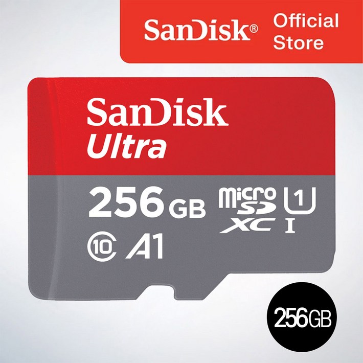샌디스크 코리아 공식인증정품  마이크로 SD 카드 SDXC ULTRA 울트라 QUAC 256GB