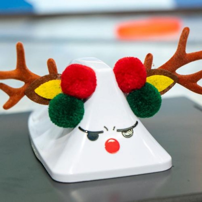 몽스오토 크리스마스 샤크루돌프 에디션 차량용 장 안테나 샤크안테나 스티커