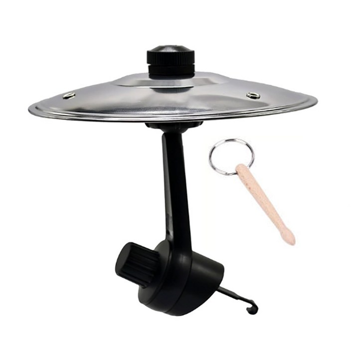 차량 악세사리 미니 드럼 심벌, 1개, 실버