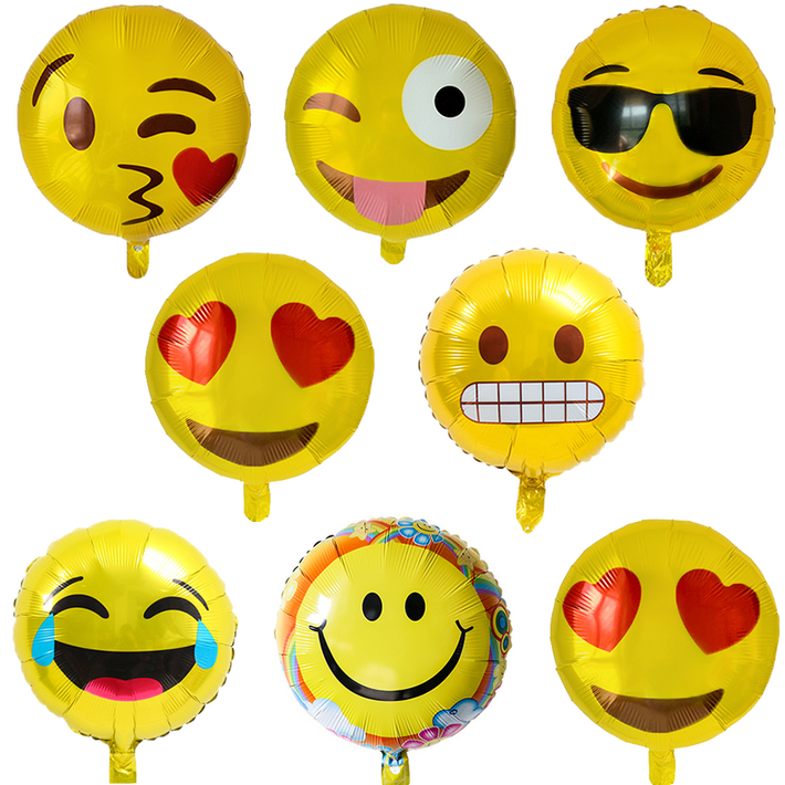 파파 파티 이모티콘 은박 풍선 세트