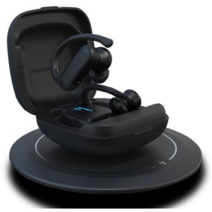 익스트림 ANC 무선 블루투스 이어폰 노이즈 캔슬링 핸즈 프리 스포츠형 귀걸이 후크형 방수 엠지텍