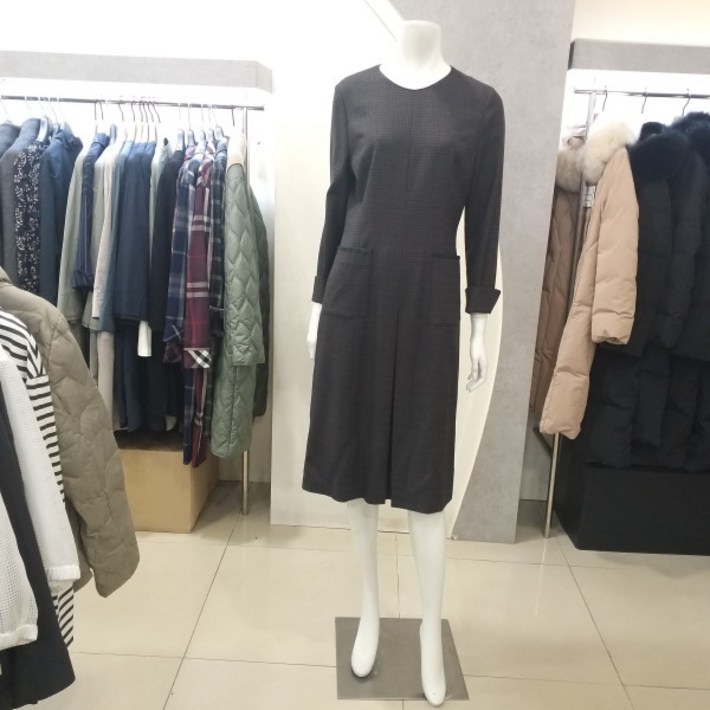 (백화점 상품) 라운드울체크원피스(AG4OP5100) 3687994