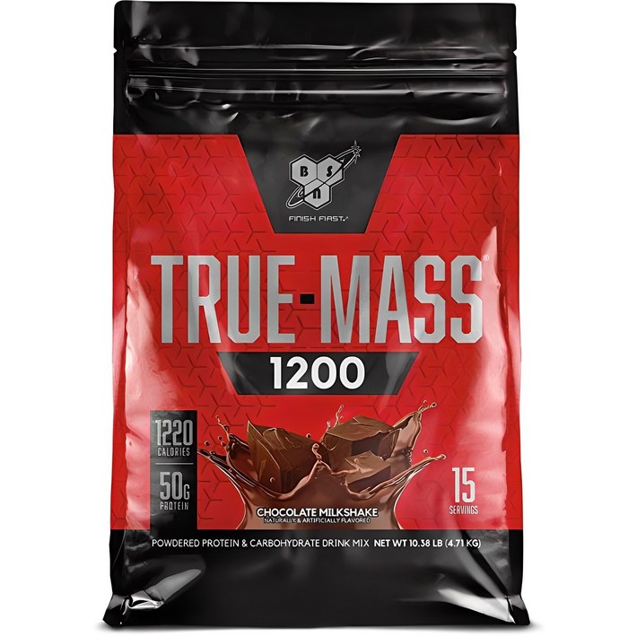 비에스엔 트루매스 1200 파우더 프로틴  카보하이드레이트 드링크 믹스 단백질 보충제 4.71kg, 1개, 4.71kg