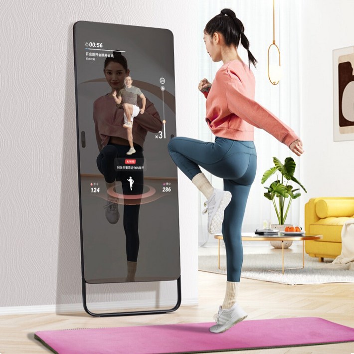 스마트 피트니스 미러 매직 전신 거울 홈트 운동 댄스