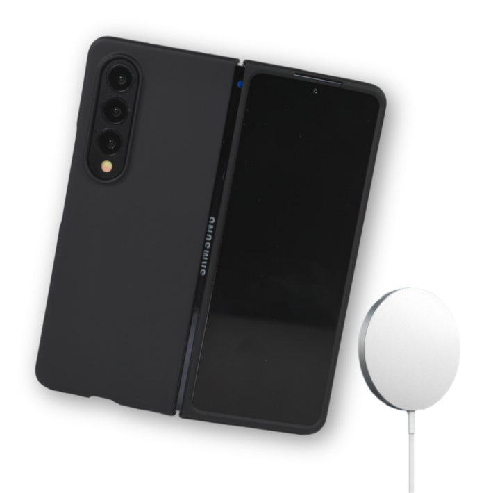 코지박스 갤럭시 폴드 맥세이프 케이스 블랙 지폴드 제작 무광 하드 그립핏