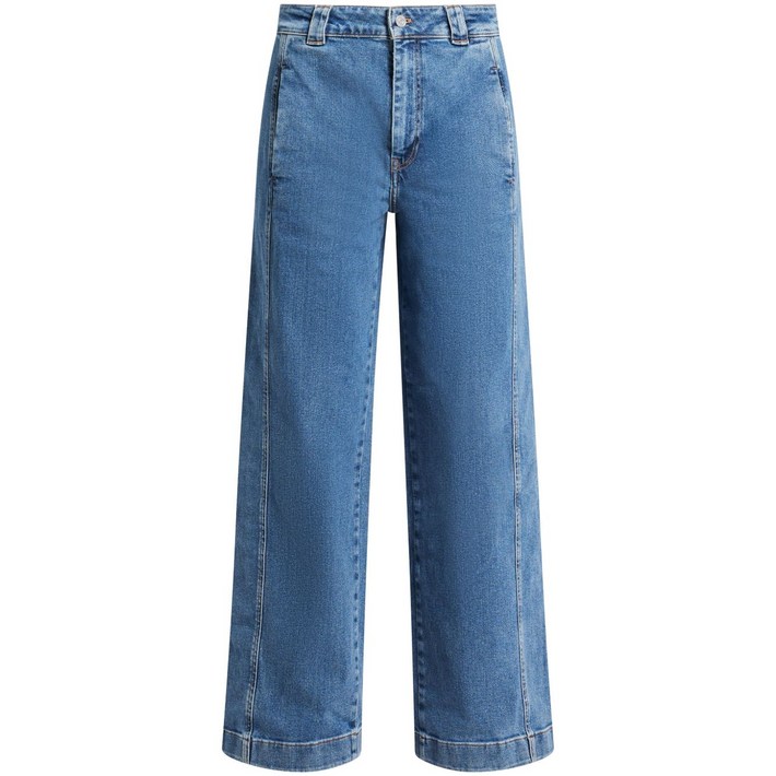 라코스테 스트레치 데님 와이드 진