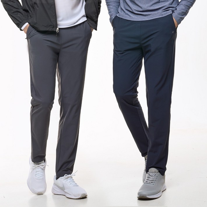 김영주스포츠 11 남성 쿨 밴딩 바지솔리드 남성 기능성 고급 벤추리 원단 아이스 빅사이즈 멀티 팬츠