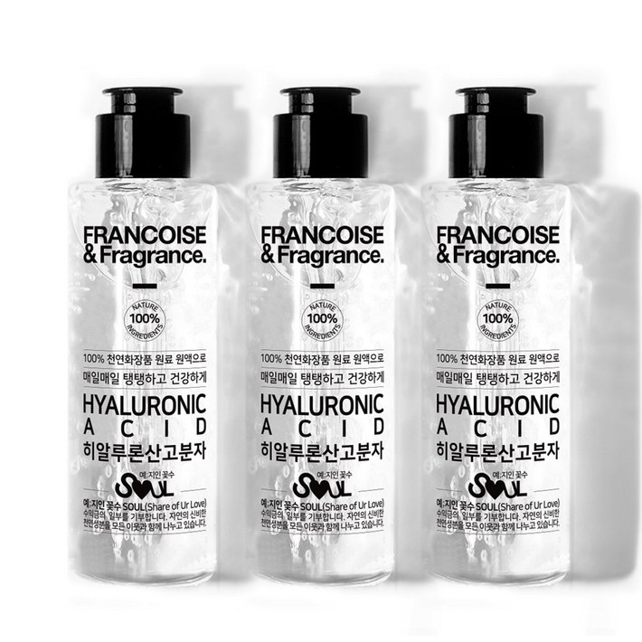 프랑스와즈 고분자 히알루론산 원액 100 히아루론산 보습 탄력, 50ml, 3개
