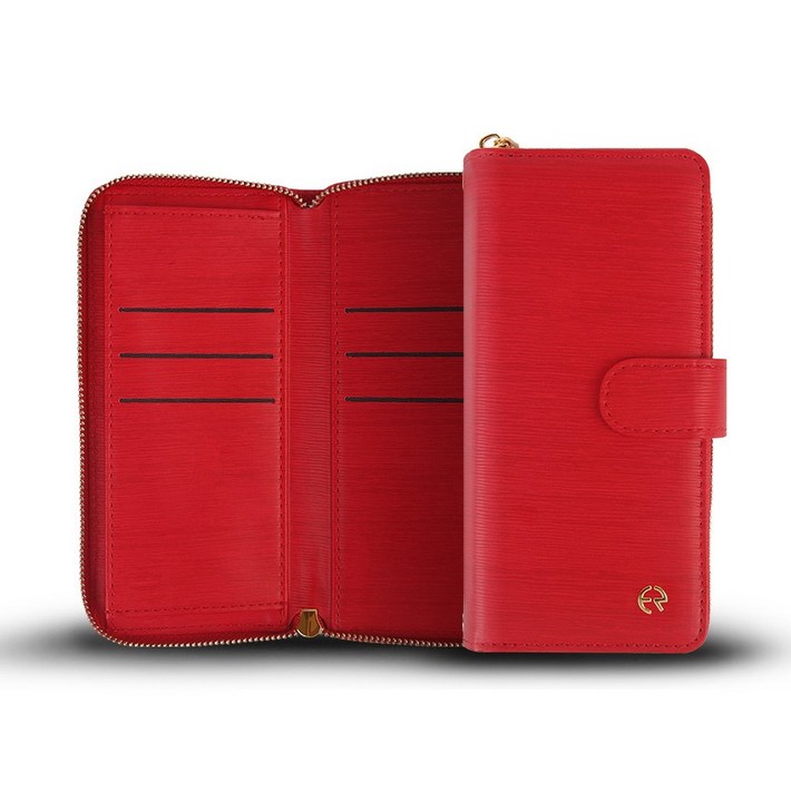 다이어리 지갑형 카드수납 지퍼 슬림 스트랩 마그네틱 휴대폰 케이스  폰메이트 총알터치펜