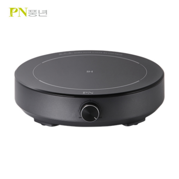 PN풍년 DIKA-1200C 다이얼식 원형 가정용 캠핑용 인덕션 전기레인지 1구