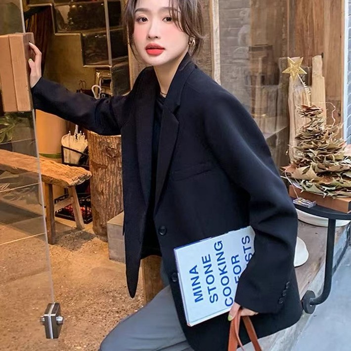 루스리더 여성 캐주얼 오버핏 정장 자켓 V24