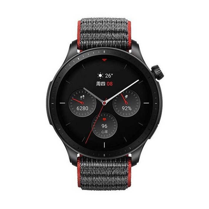 새로운 GTR 4 Smartwatch 46mm AMOLED 디스플레이 Zepp OS 앱 Andriod IOS 전화용 14일 배터리 수명 GPS 시계