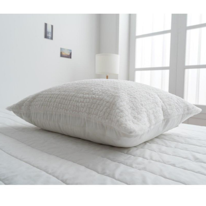 뽀글이 양털 11mm 극세사 모달 양면 베개커버 50x70cm 모던한 스트라이프 겨울베커