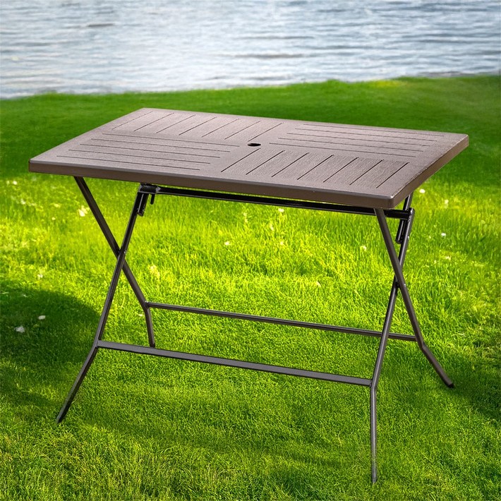 아웃라이프 1000X700 테이블 간이 커피숍 휴대용 인테리어 브로몰딩 야외 접이식