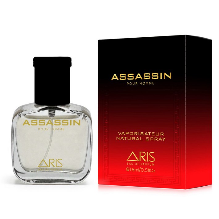 아리스 미니어처 퍼퓸 어쎄신 포맨 EDP 향수  스치면 돌아보는 살결 향수, 압도적 잔향