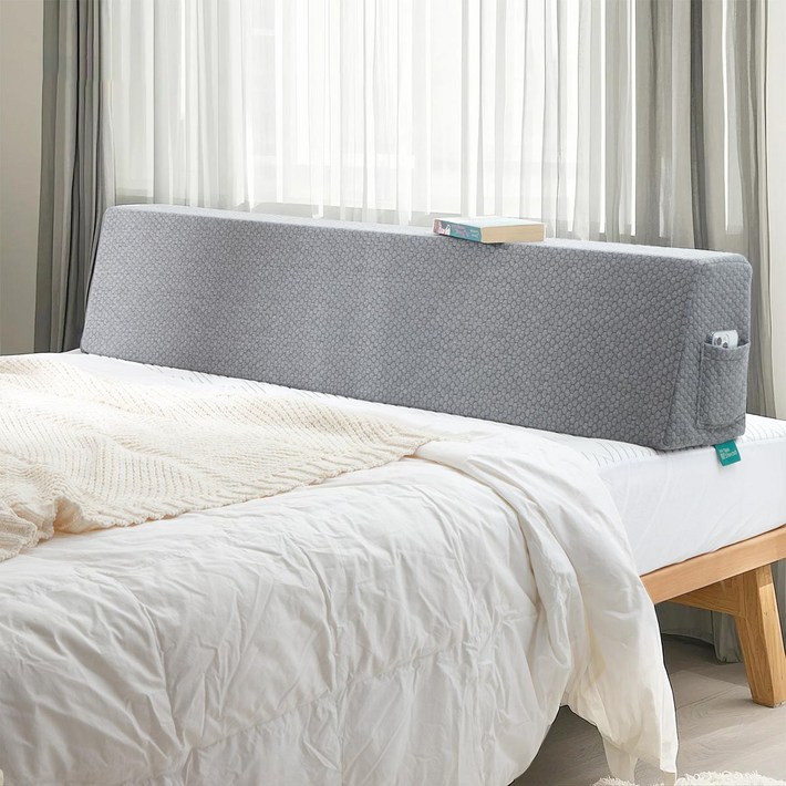 텍스스테드 허리 척추 지지 데이베드 등받이 쿠션, 다크그레이