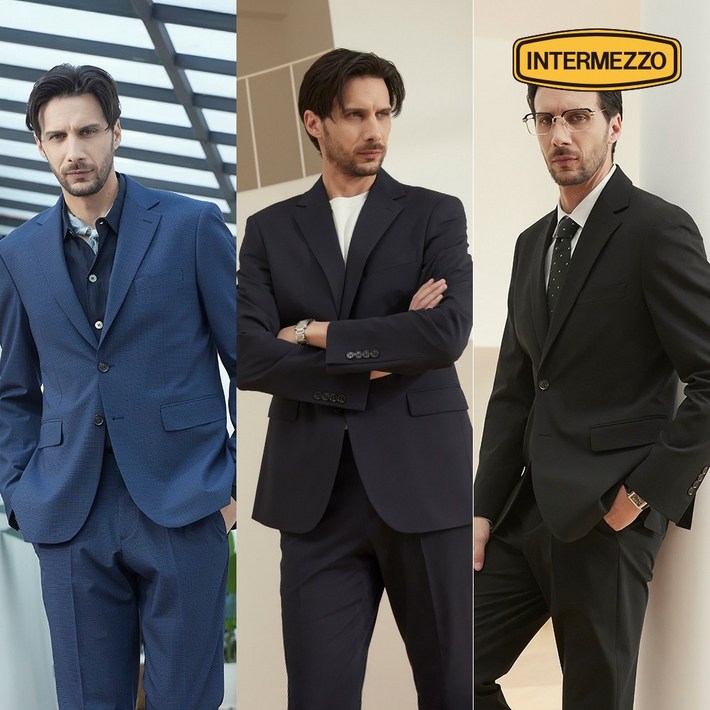 인터메조 비즈니스 스트레치 셋업수트 IMFSMSU402