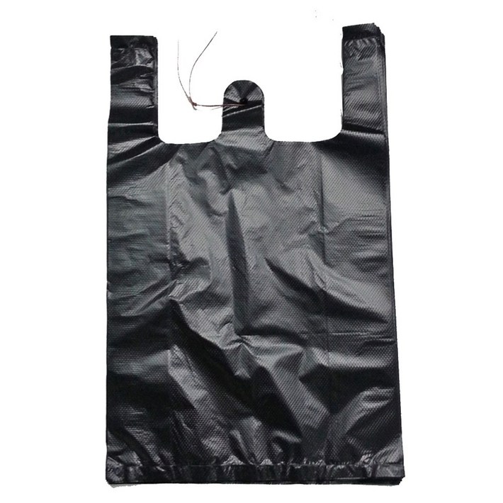 부국비닐봉투 손잡이 일반마트봉투3호 검정