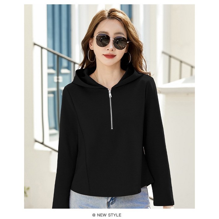 써니핏 여성 데일리 후드티  간절기 중년여성 빅사이즈  M3XL  S1031