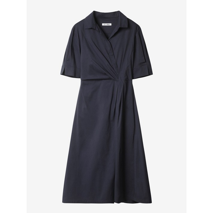 씨씨콜렉트 중계점 언밸런스 드레이프 셔츠 원피스 E252PSE174