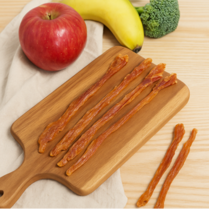 애니브릿 터키츄스트립 강아지터키츄 칠면조힘줄 애견간식 이갈이 터그간식, 1세트, 75g, 칠면조