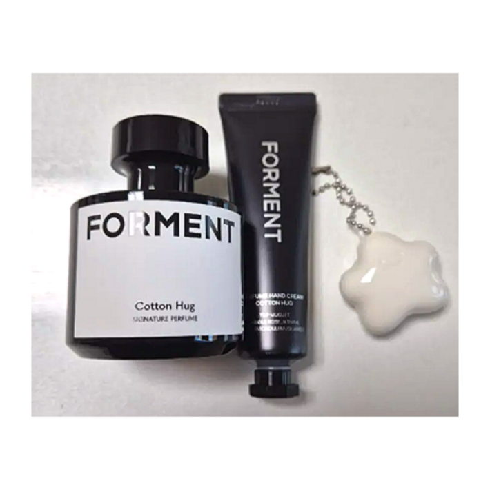 포맨트 시그니처 퍼퓸 향수 코튼허그 50ml 핸드크림키링