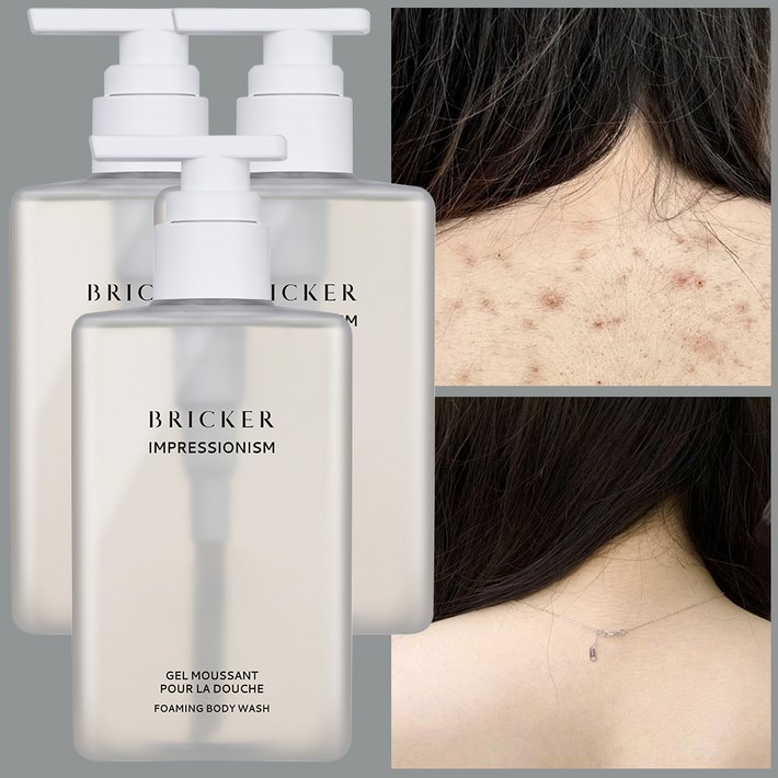 브릭커 아하 바하 파하 여드름기능성 등드름 퍼퓸 바디워시, 3개, 300ml 브릭커 아하 바하 파하 여드름기능성 등드름 퍼퓸 바디워시, 3개, 300ml