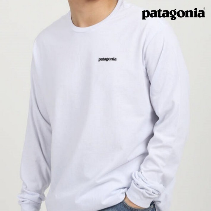 정품 파타고니아 남성 맨투맨 긴팔티셔츠 롱 슬리브 P6 로고