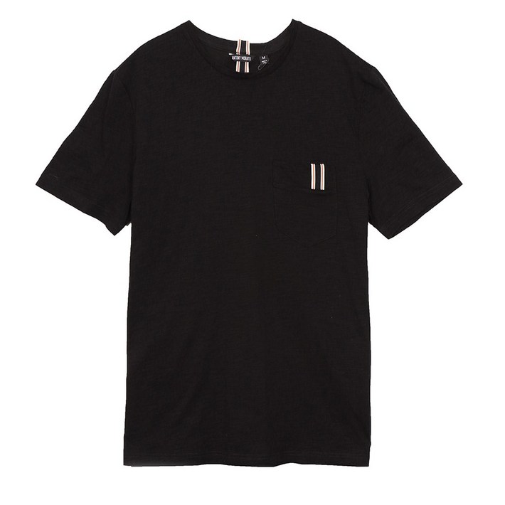 IKALOOK ANTONYMORATO Italy 딥블랙 라운드 반팔티