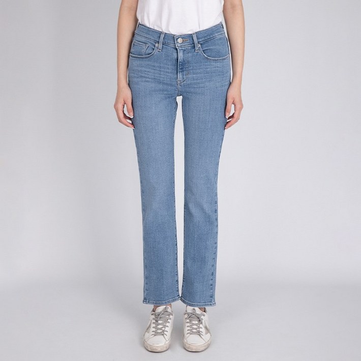 리바이스 여성 청바지 클래식 스트레이트 라이트블루 392500070