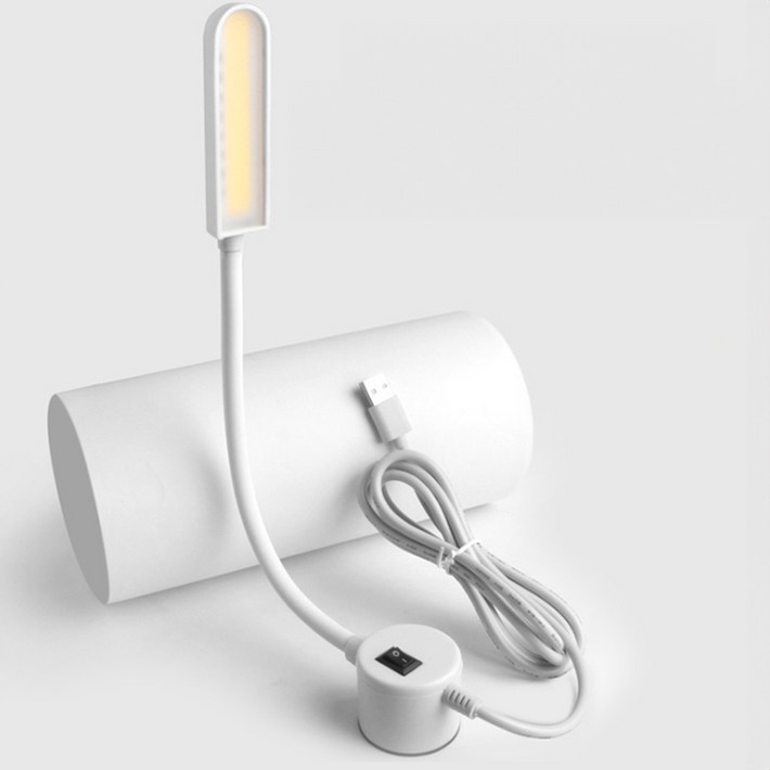 LED 자석 스탠드 조명 플렉시블 부착식 각도조절 책상등 학습용